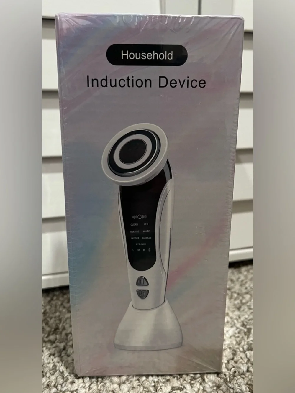LED Facial Massager Face Beauty Tool 7 Modes Skin Care Wand New